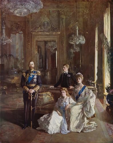 Tableaux sur toile moderne du roi George V par Lavery 60x90cm