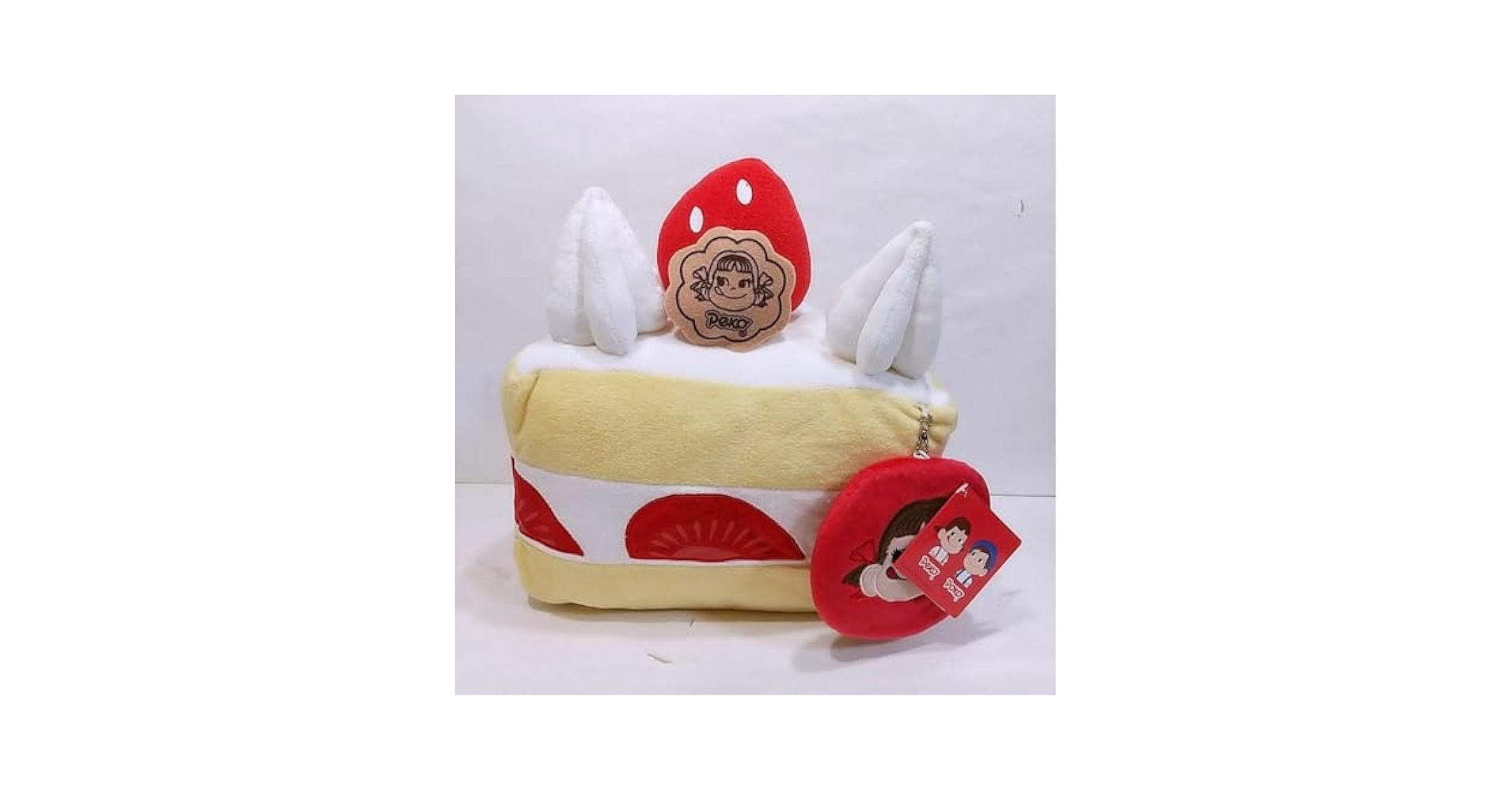 懐かしのショートケーキのようせい⋆* ハムちゃん ぬいぐるみ ケーキのぬいぐるみ ショートケーキ ガチャガチャの通販 by