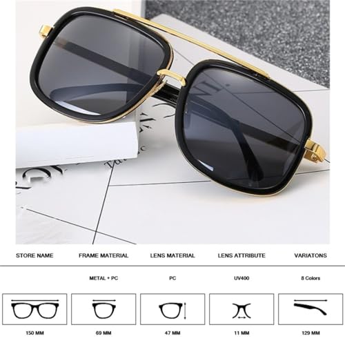 Vintage Men Sunglasses Retro Sun Glasses Shades2