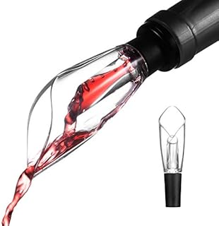 Mafiti Wine Aerator Pourer & Mini Decanter Premium Aerating Spout(2 in 1 Use)-Gift Bag Included