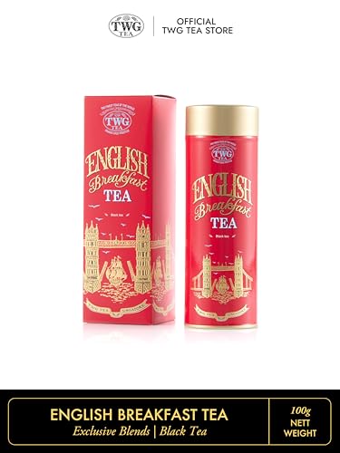 Image of TWG Tea | English Breakfast Tea | Black Tea | Full-Bodied with Floral Undertones | Haute Couture Tin, 110g | Gift Set