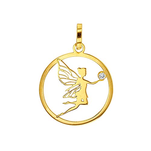 Pendentif fée Or 750/1000 anti-allergie, fini les bijoux qui ternissent avec l'oxyde 306085