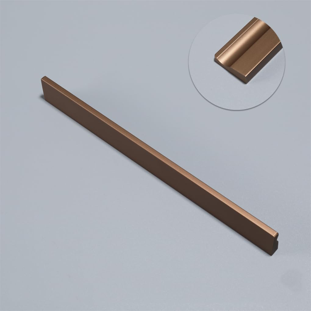 2 Tiradores de Armarios Café Asas de gabinete Asa larga Manijas de puerta de muebles Aleación de aluminio Manillas Para Cocina Perilla Pomos (Length 1000mm)