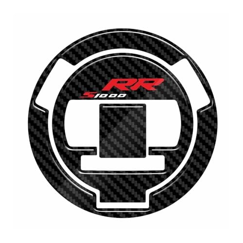 Autocollant bouchon réservoir moto carbone S1000RR idéal pour vos sorties piste et balades
