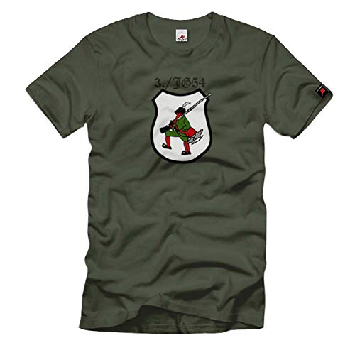 T-shirt 3-JG1 Jagdschwader 54 armée aérienne #1829 vert 3XL