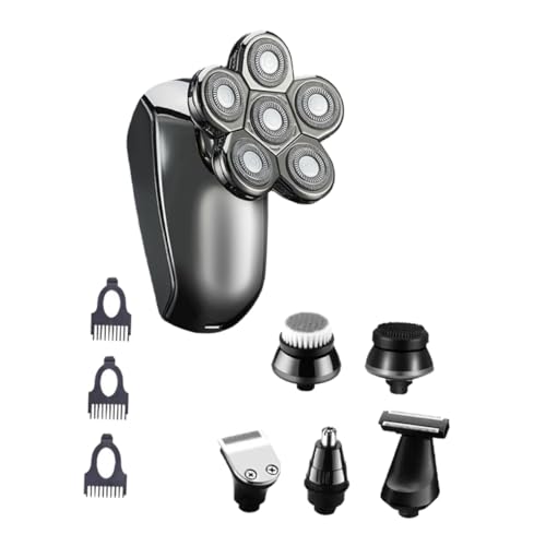Rasoir électrique étanche multifonction avec tondeuse à barbe portable pour homme