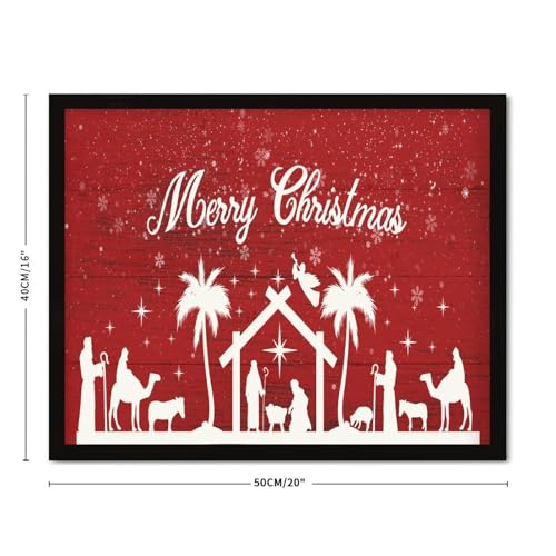 Décoration de chambre de Noël : panneau chrétien pour étagère - 4