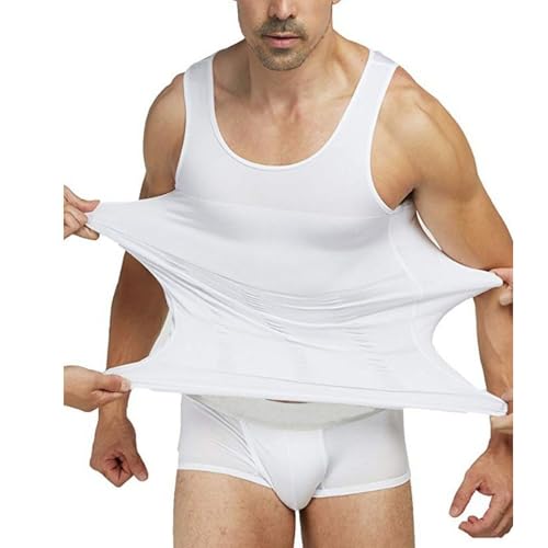 Camiseta ajustada sin mangas compresiva para hombre miniatura 3