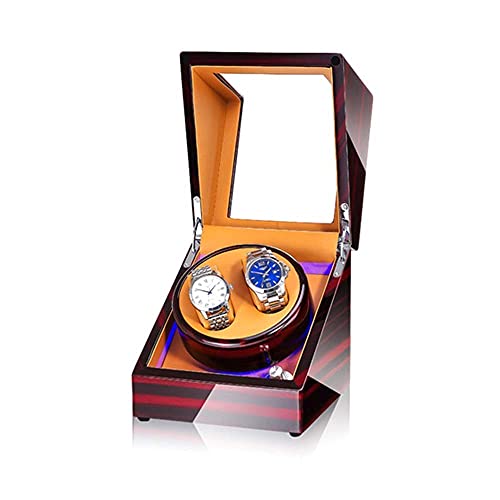 Montrez une boîte à double montre de luxe en bois cadeau idéal