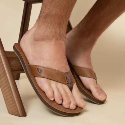Reef Leather Smoothy Flip Flop