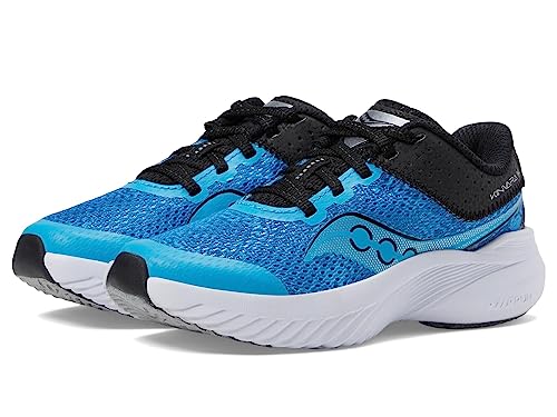 Saucony Kinvara 14 Lace to Toe Sneaker, Vizi/Blue/Echo, 6 US Unisex Big Kid
