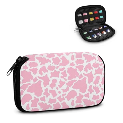 Vanideaoty Speckles USB Storage Case Soft Material Flash Card Holder Box with 10 Slots Electronic Organizer for Use in School, Home, Office