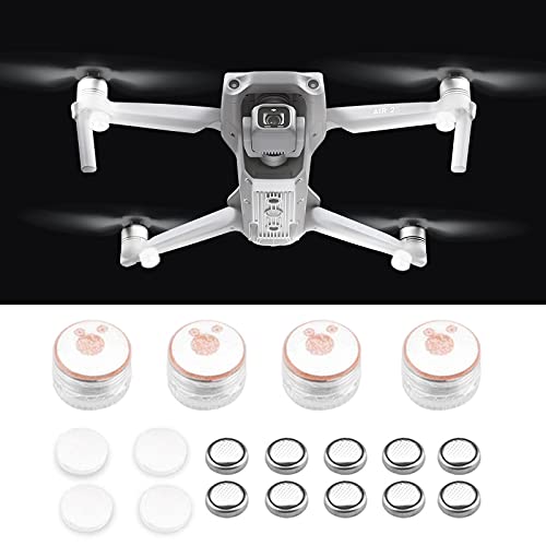 Drone LED Night Flight Signal Night Lights Flashing Light Strobe Lights Anti Collision Indicator Light Suitable for DJI Mavic 3, Air 2S/Mavic Air 2/Mavic Mini 2 Drone Accessories