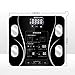 BINGFANG-W Discs Waage Badezimmer Waage, LCD-Smart-Body Balance Elektronische Waagen, Bmi-Körper-Skala, 180Kg, Schwarz Abrasive