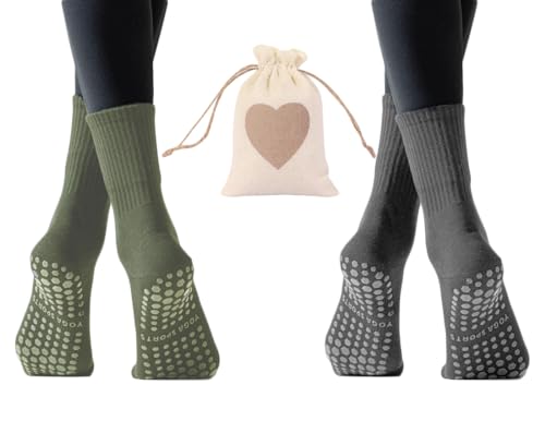 Image of Women Grips Non Slip Yoga Socks Pilates Pure Barre Ballet Dance Anti Slip Socks