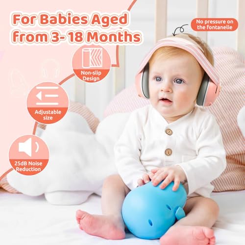 Image of SNOWIE SOFT Noise Cancelling Ear Muffs for Kids Teens - 25dB Safety Reduction for Autism Sensory & Concentration Aid, Hearing Protection Travel