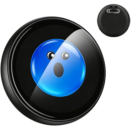 ZNP Digitales Badge, KI-Badge für Gesprächsübersetzungen in 60 Sprachen, Anpassbarer Anime-Stil Digital-Pin mit Dynamischem Touchscreen für Reisen, Beruf und Alltag