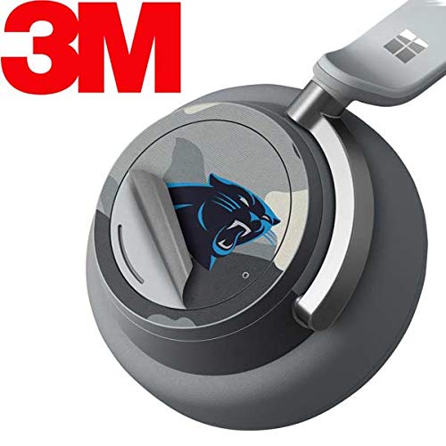 Skinit Decal Audio Skin Compatible with Surface Headphones - Officially Licensed NFL Carolina Panthers Camo Design
