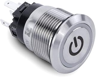 Sierra AV10060B, Push Button Power Switch, Blue Halo