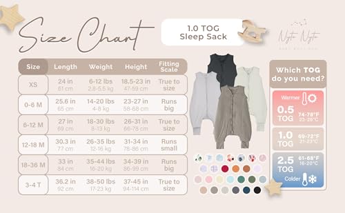 Image of Sleeveless Soft Baby & Toddler Sleeping Sack, Breathable with Adjustable Feet Cuffs & Anti-Slip Grip
