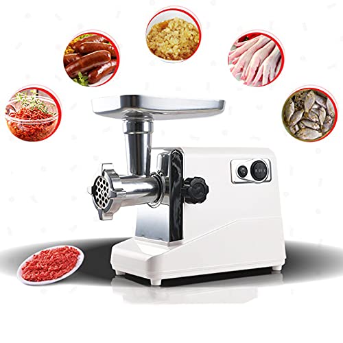 Virtper Elektrischer Fleischwolf 1000w Mit 10 Aufsätzen, Fleisch, Gemüse, Wurstfüllmaschine, Multifunktionale… – Bild 3