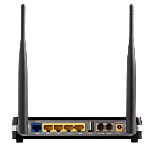 cnPilot Home & Business R200P 802.11n 300 Mbps Wi-Fi WLAN Router with Analog Telephone Adapter (ATA) VoIP Gateway, 4 port Network Switch, PoE for PMP450, ePMP SMs and 2 phone ports, RoW. No power cord