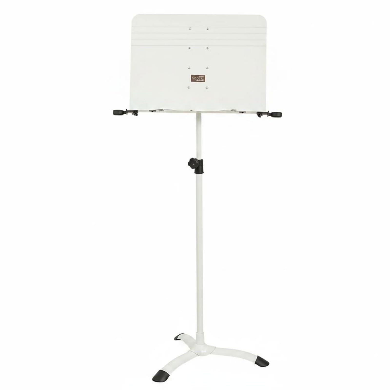Supporto per Spartiti da Pavimento Pieghevole Antiscivolo Attrezzo Musicale, Bianco Perlato