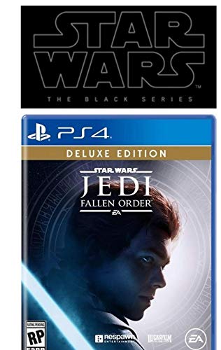 Star Wars Jedi Fallen Order Deluxe Edition PlayStation 4 スターウォーズジェダイフォールンオーダーデラックスエディションプレイステーション4,ブラックシリーズフィギュアバンドル北米英語版 [並行輸入品]
