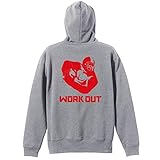 [アートワークスコウベ] アメフト パーカー プルオーバー 裏パイル 練習着 ゴリラワークアウト アメフト 150cm ミックスグレー