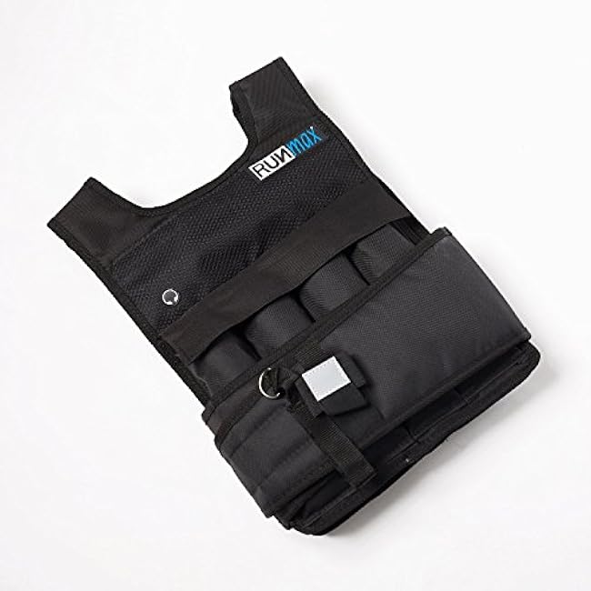 RUNmax 20LBS - 150LBS Adjustable Weighted Vest Wtih Shoulder Pads Option for Men and Women