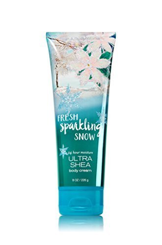 Bath & Body Works Ultra Shea Cream Fresh Sparkling Snow 8 oz