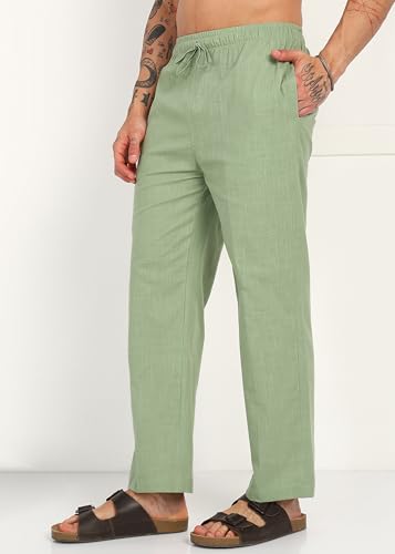 Image of Men's Cotton Linen Pajama