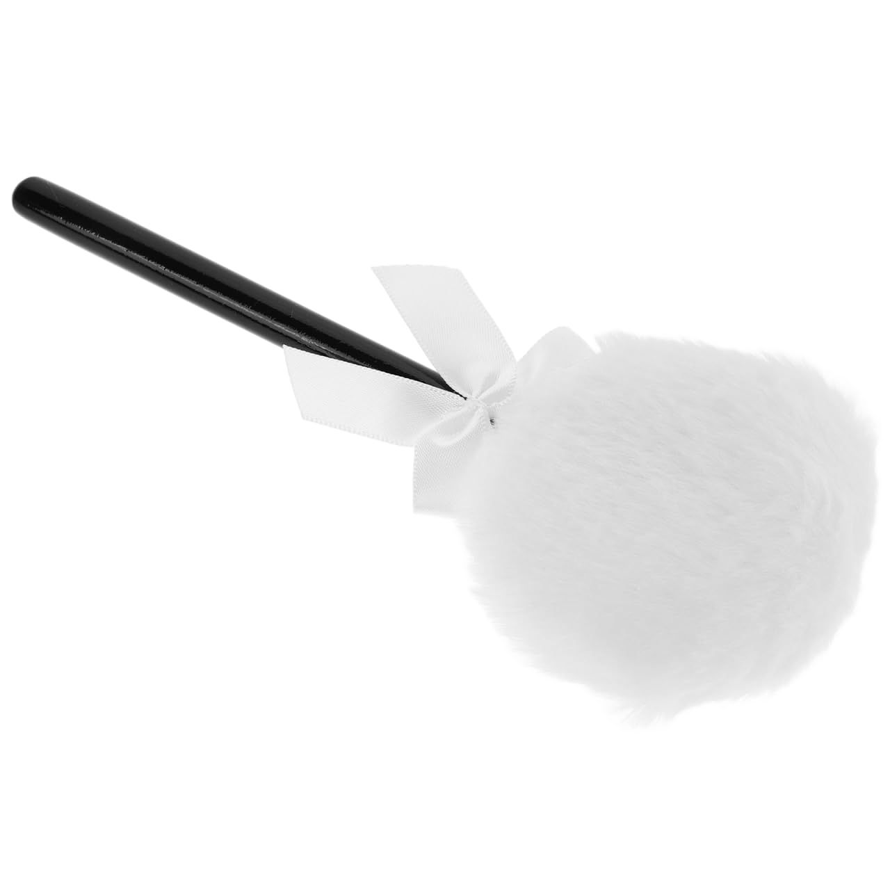Beavorty Body Powder Puff with Handle Fluffy Powder Puff for Body Dusting Loose for Home Salon and Bath Gift Basket Use 6.69 in 1 Pack