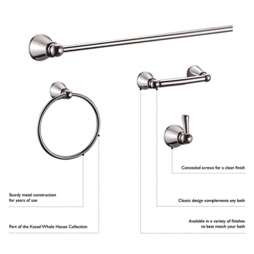 Design House 558197 Kassel Toilet Paper Holder, Polished Chrome #TOP1