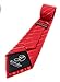 Neckties by Scott Allan - Red on Red Striped Mens Tie