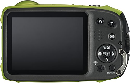 Fujifilm FinePix XP130 Waterproof Digital Camera w/16GB SD Card - Lime