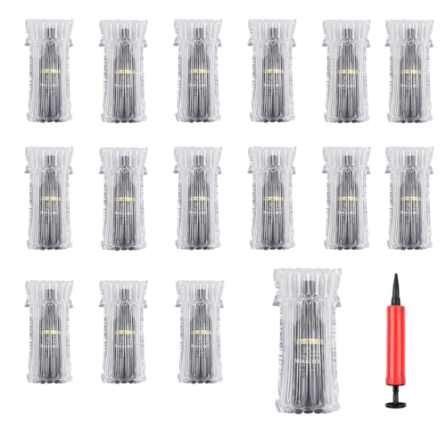 Caiyloxn 15 Stück Weinflaschen-Schutzvorrichtungen Bubble Bags Glasflasche Luftpolsterkissen Mit Luftpumpe für Sichere Verpackung und Transport von GlasflaschenWeinflaschen-Schutzvorrichtungen