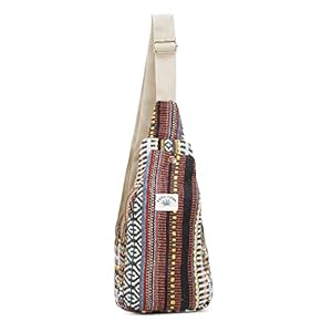 Hemp Sling Backpack- Hemp Cross body Bag- Hemp Shoulder Backpack Adjustable Strap for Men & Women (Multi-2)