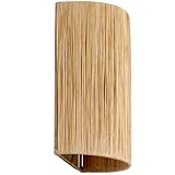💡 MULTI-USAGE : Cette applique en raphia naturel peut être utilisée dans l'entrée de la maison, en tant que luminaire de lit ou en éclairage mural pour le salon. Il peut aussi être placé dans la Buanderie ou dans le bureau. Laissez libre cours à votre imagination !