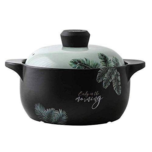 Olla Cookware Premium Cerámica Cocottes Cocottes para cocina sopa olla olla estufa de comida (tamaño 1L) (1L) (1L)