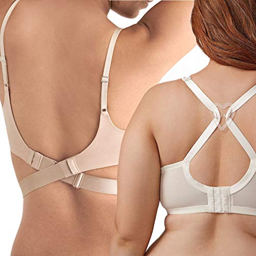 Just Behavior Low Back Bra Converter Adjustable Strap Extender Backless Bra Strap Converter For Backless Dress #TOP1