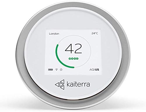 Kaiterra Laser Egg: Indoor Air Quality Monitor (Tracks PM2.5, Fine Dust, Temperature, and Humidity)
