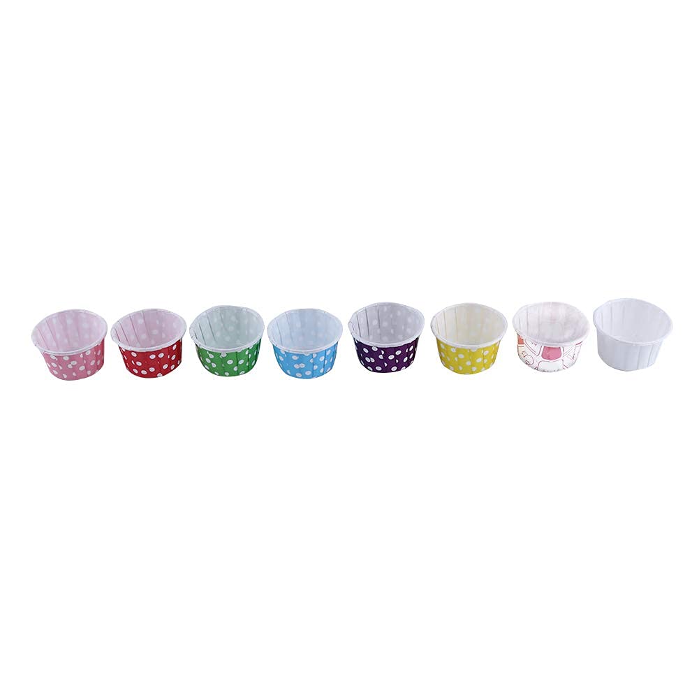 Pirottini per Muffin, 100 Pezzi Pirottini di Carta per Muffin Multicolore Pirottini Cupcake per Cottura Dolce al Forno per Cupcake per la Cottura, Dolci, Feste, Compleanni, Matrimoni
