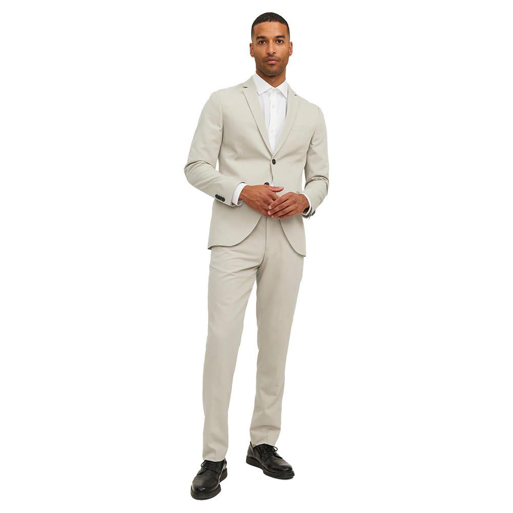 JACK & JONES Men's Jprfranco Suit Noos Suit, Pure Cashmere/fit: Super Slim fit, 38