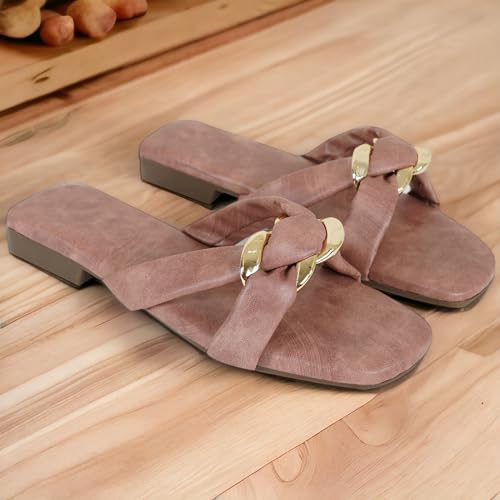 Image of IndieStide Heel Casual Flip Flops Slippers For Girls Women, Comfortable cushioned Chappals