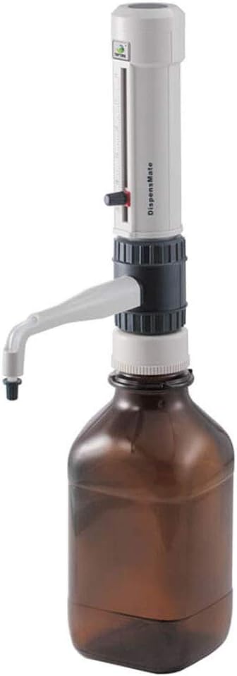 5-50ml DispensMate Lab Bottle Top Dispenser Adjustable Volume Bottletop Dispenser with Bottle Neck Adaptors Liquid Handling Pipettes, TOPTION