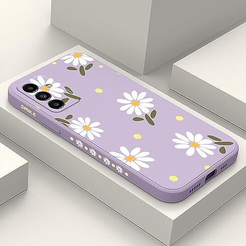 Coque de téléphone pour Galaxy A13 5G protégeant des chutes avec style floral