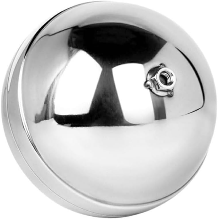 Stainless Steel 304 Float Ball - 6mm x 80mm Round Hollow Float Ball for Water Tanks, Heaters, and Industrial Equipment