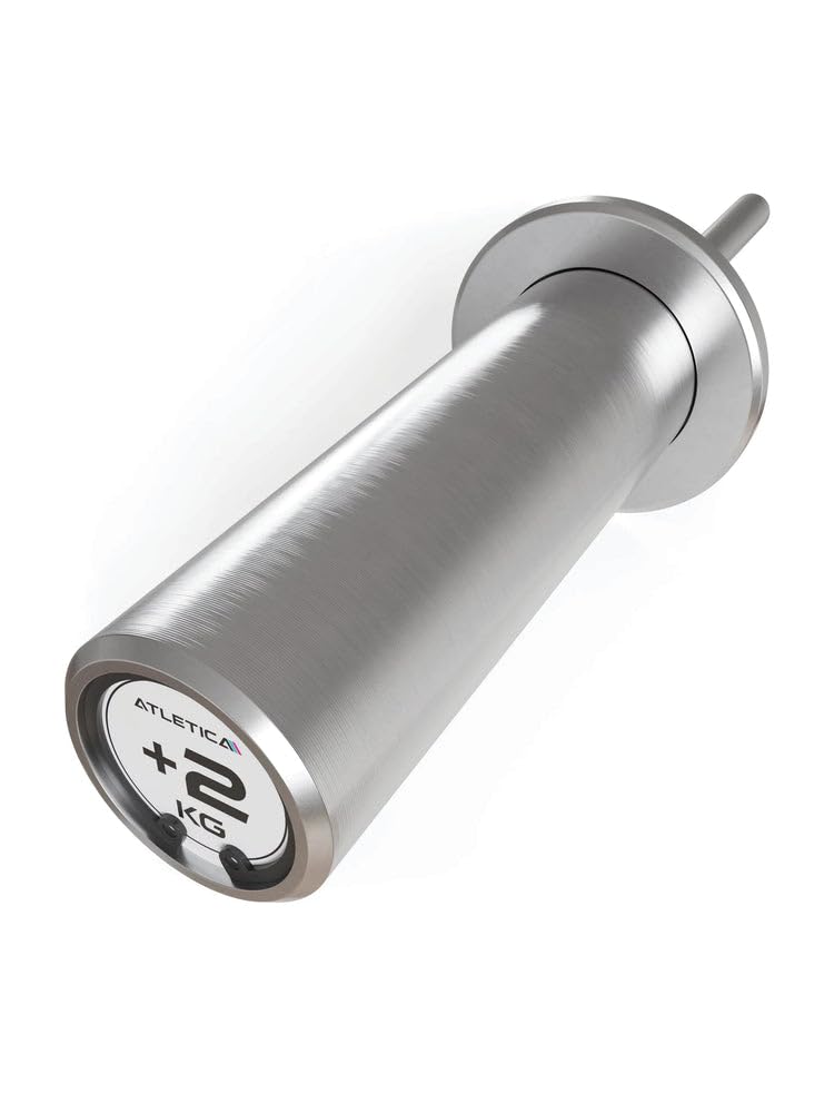 Atletica Weight Stack Pin, 15 cm, 50 mm Ø, 2 kg | Zum Erweitern des Gewichtsblocks, Rostfrei, Chrom-Beschichtung