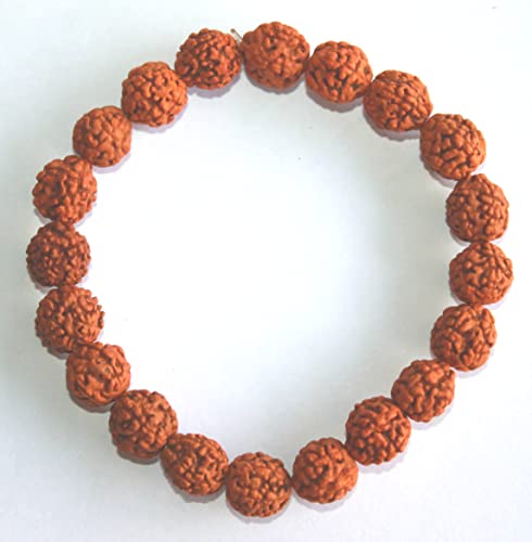 IS4A Panchmukhi (5 Face, Mukhi) Rudraksha Bracelet Elastic Barcelet4